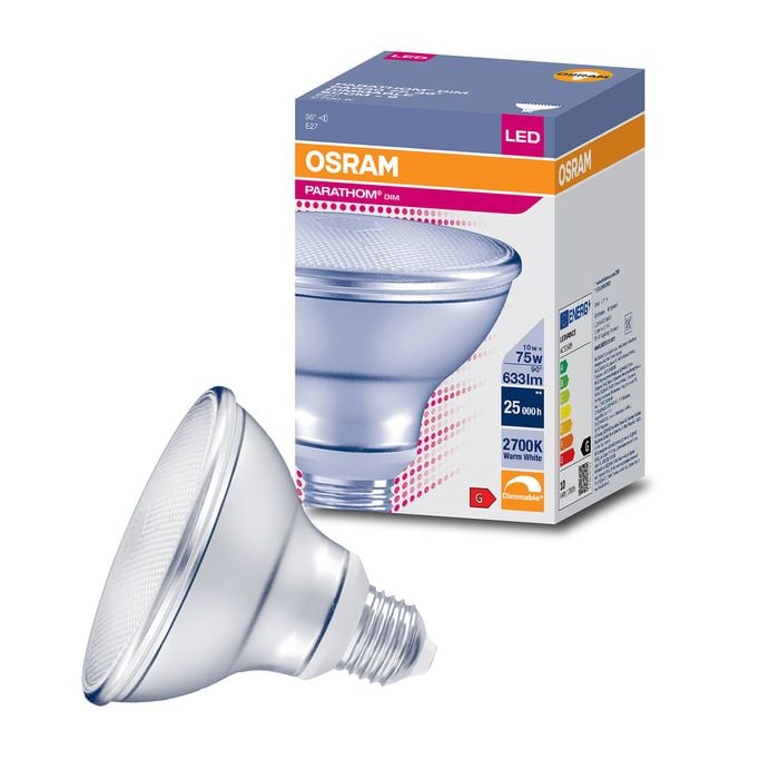 Par 30 10.5w Dimmable E27 2700k 36°