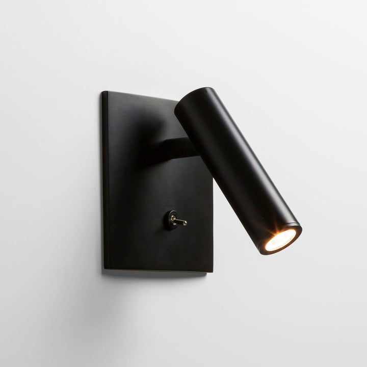 Enna Square Switched LED Matt Black