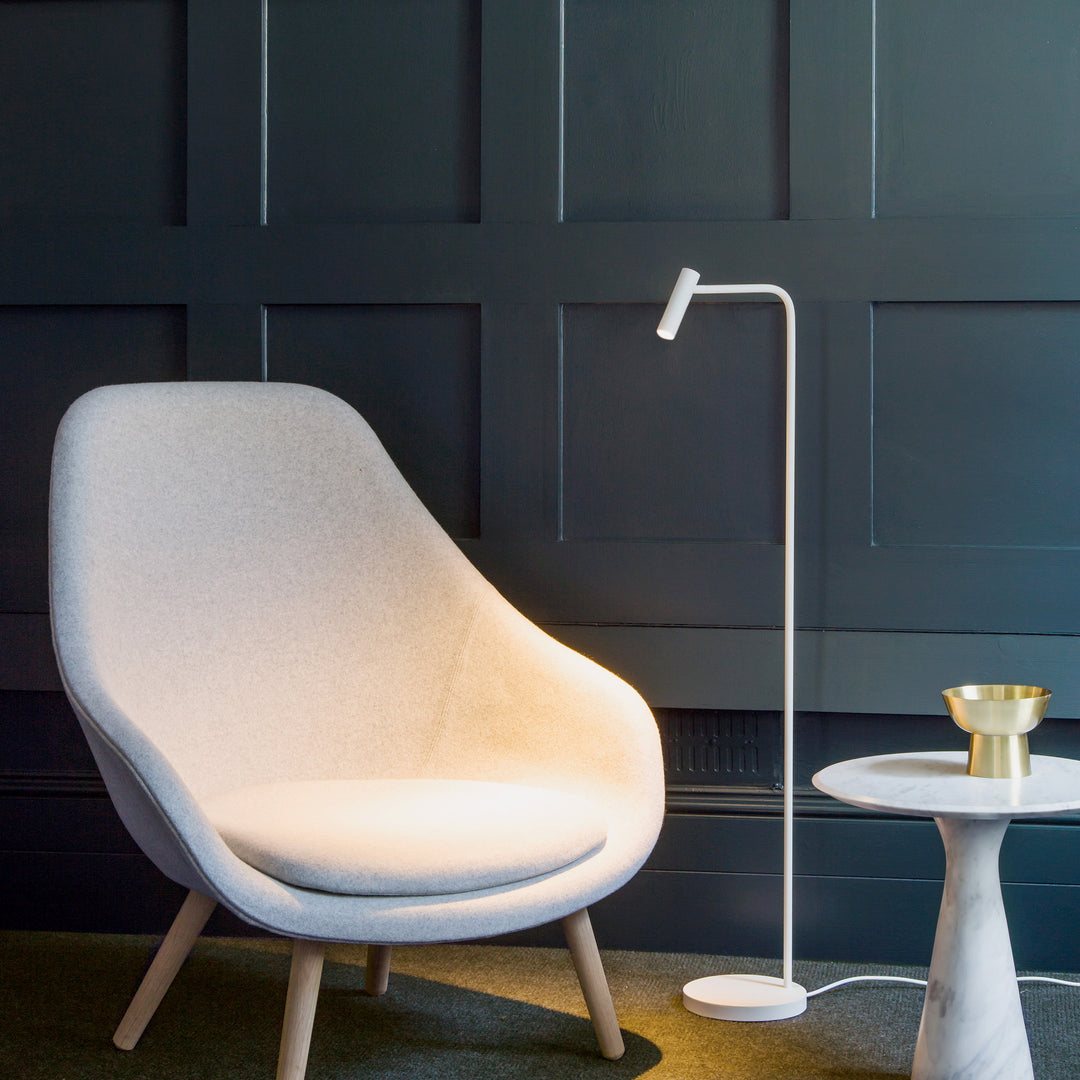 Enna Floor LED Matt Nickel