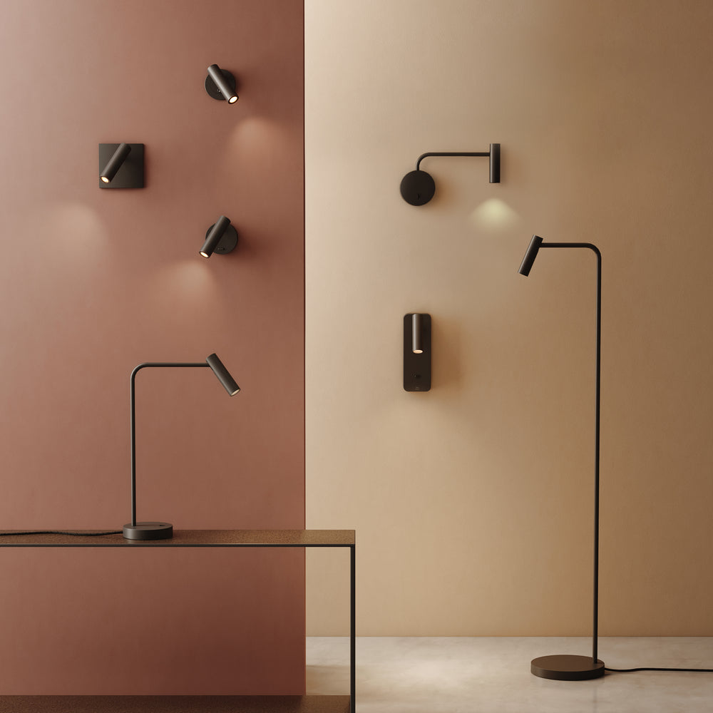 Enna Recess Switched LED Matt Black