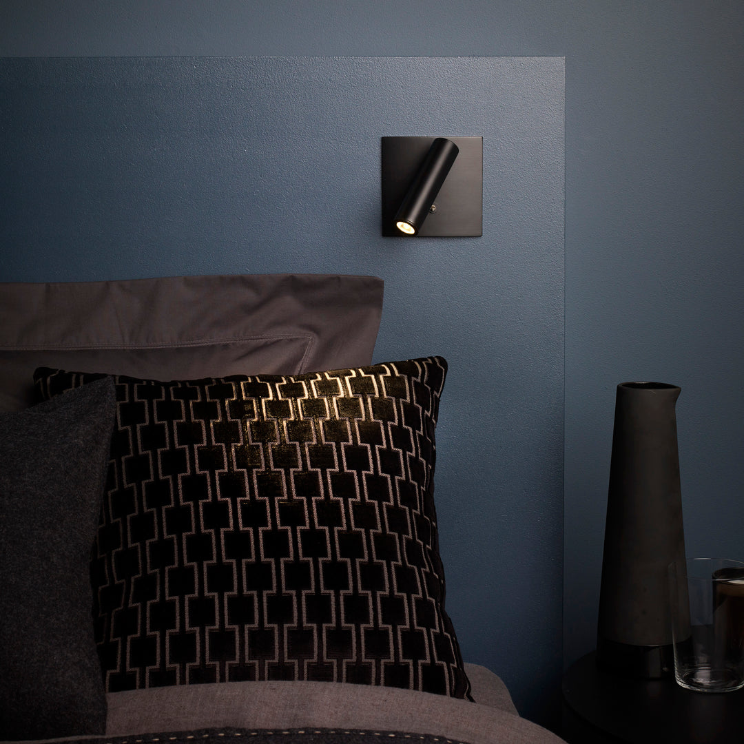 Enna Square Switched LED Bronze