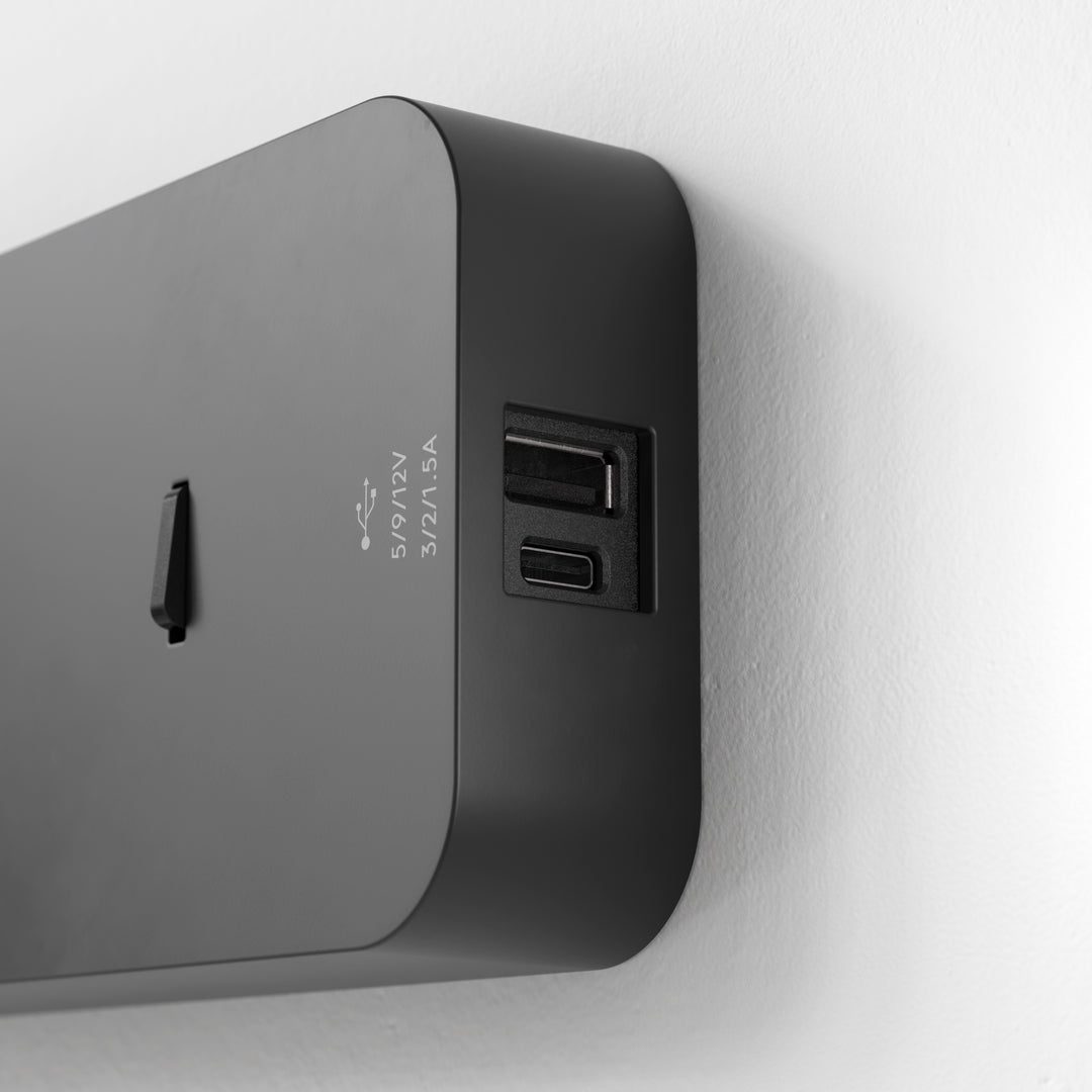 Enna Surface USB A+C Matt Black