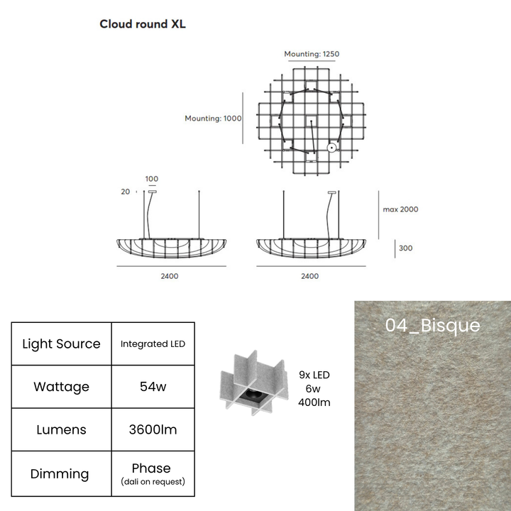 Cloud Round LED