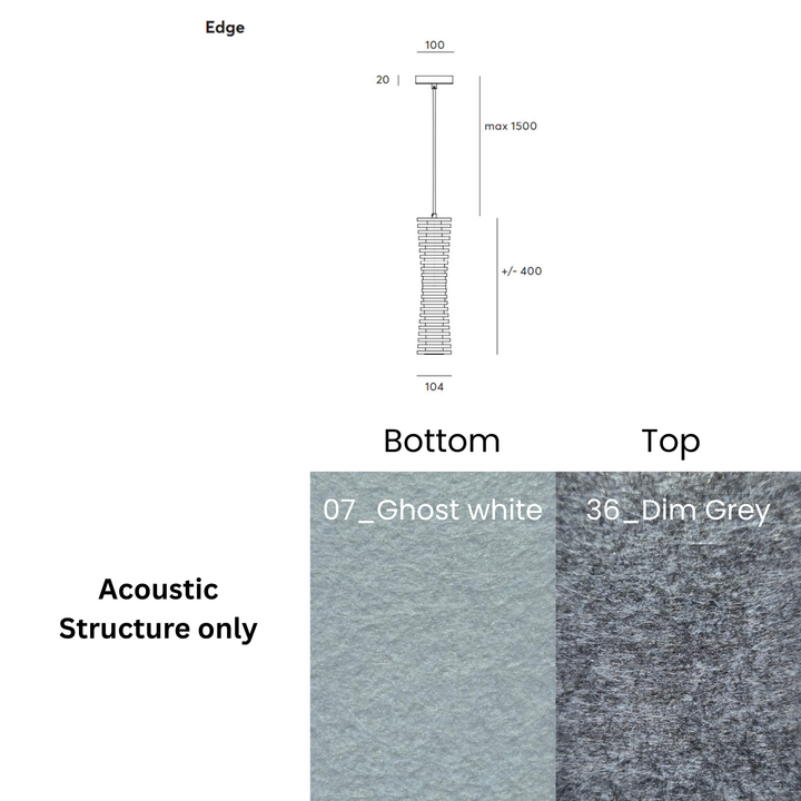 Edge Acoustic Fixture