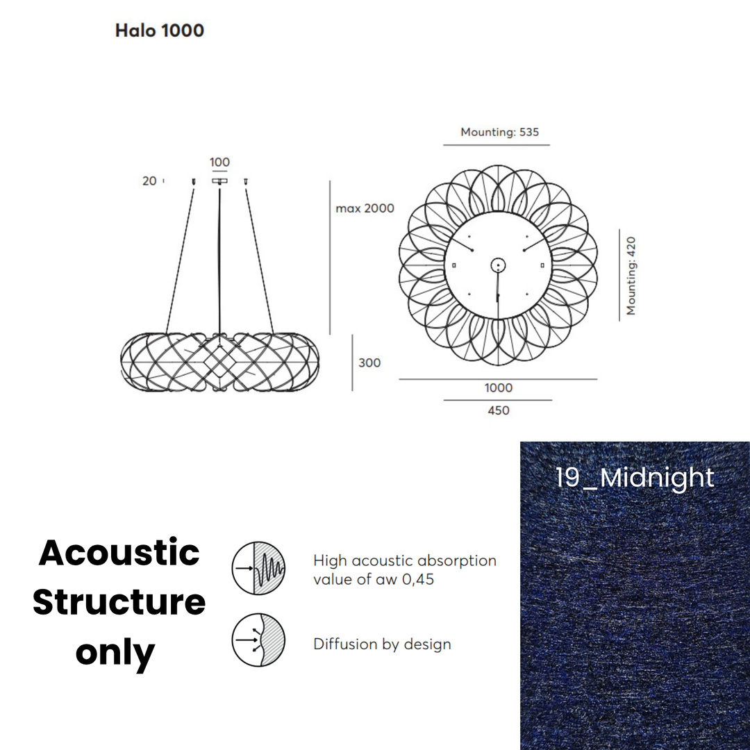 Halo Acoustic  Fixture Only