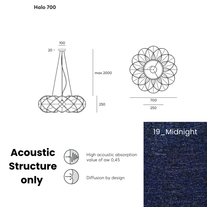Halo Acoustic  Fixture Only