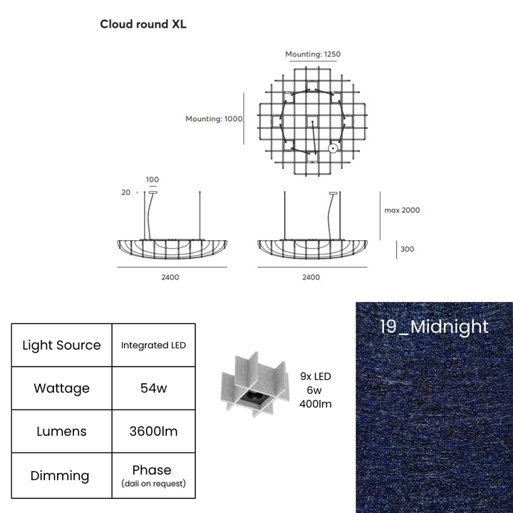 Cloud Round LED