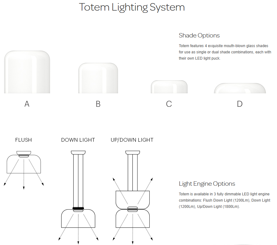 Totem Up/Down Suspension