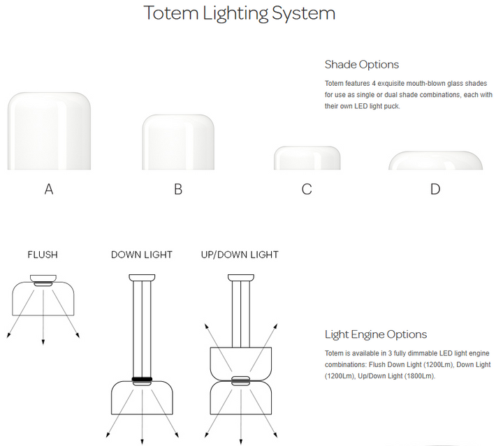 Totem Up/Down Suspension