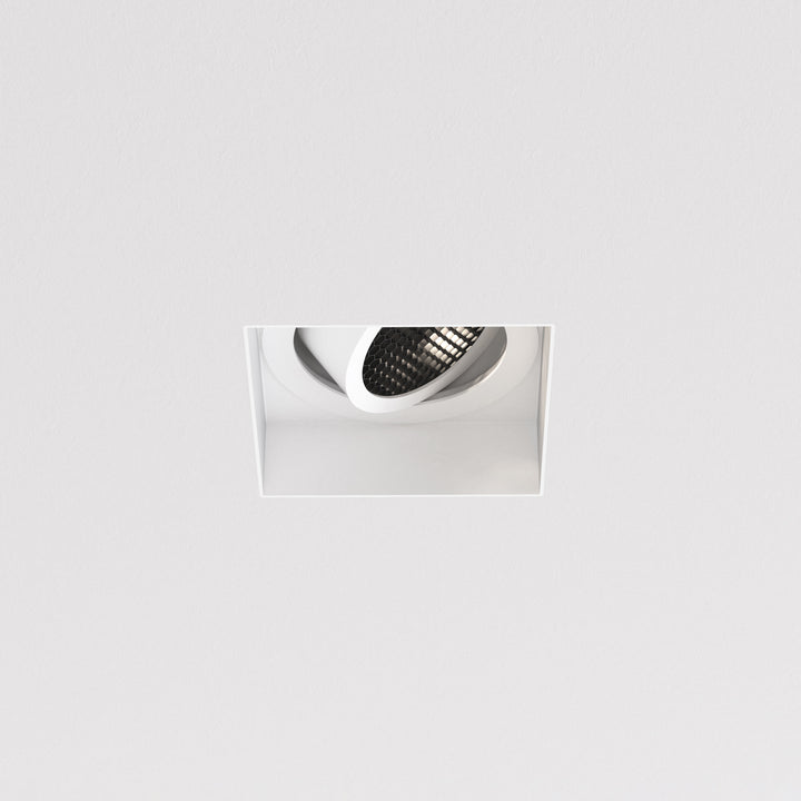 Trimless Square Adjustable Matt White