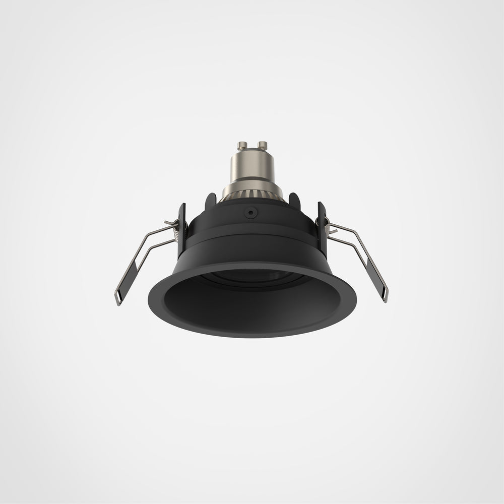Minima Slimline Round Adjustable Fire-Rated Matt Black