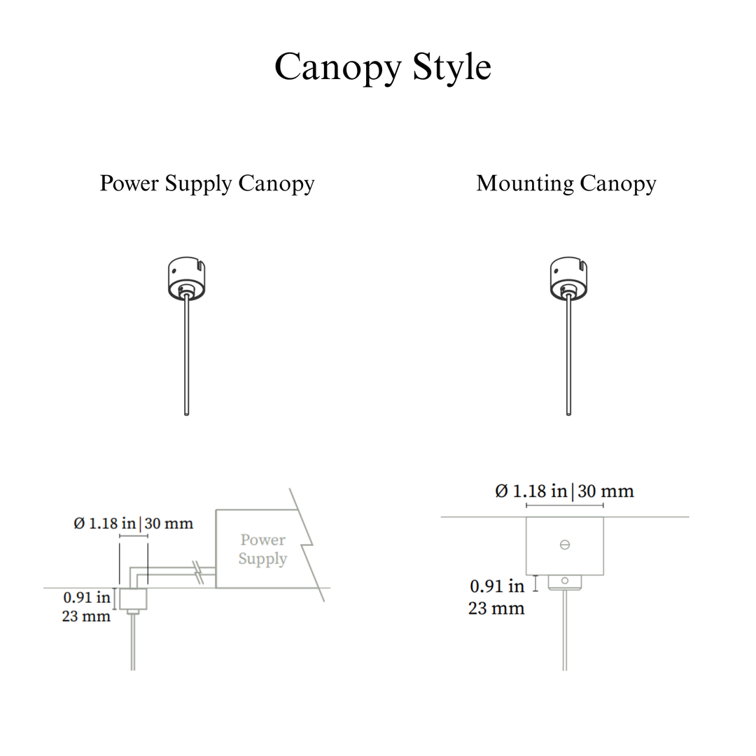 THIN Dyad Suspension Horizontal - Mini Canopy