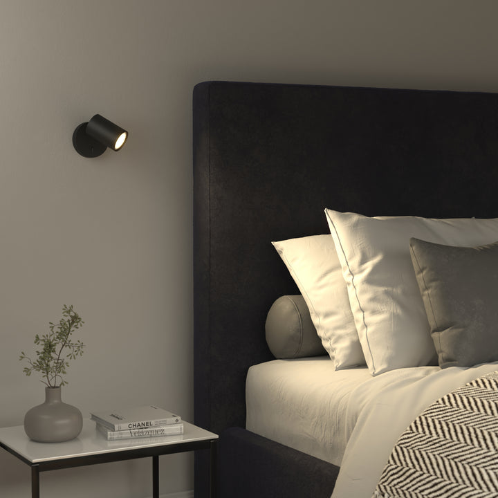 Ascoli Single Switched Matt Black