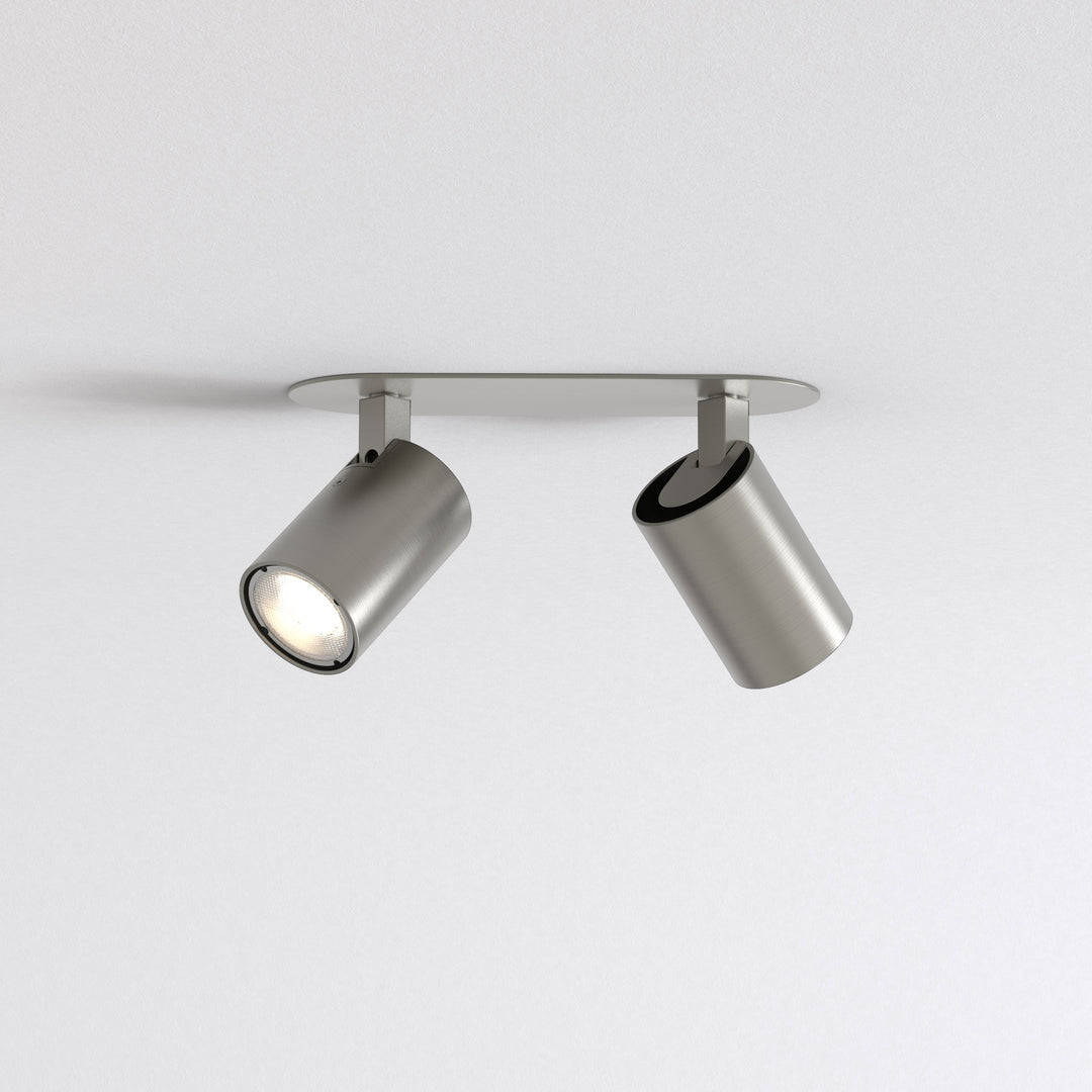 Ascoli Twin Recessed Matt Nickel