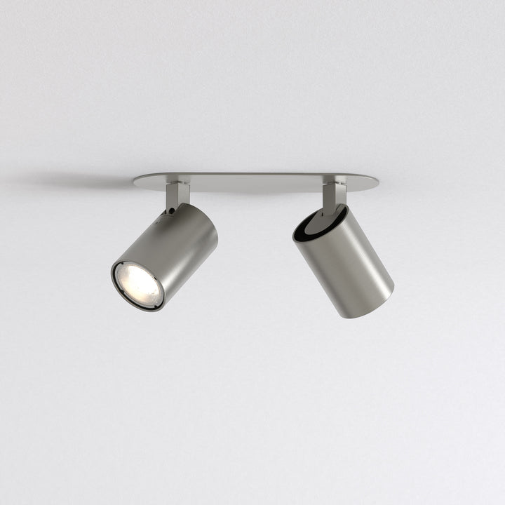 Ascoli Twin Recessed Matt Nickel
