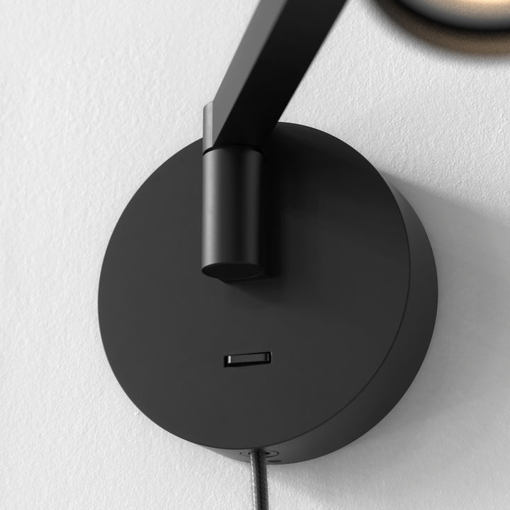Ascoli Swing Plug In Matt Black