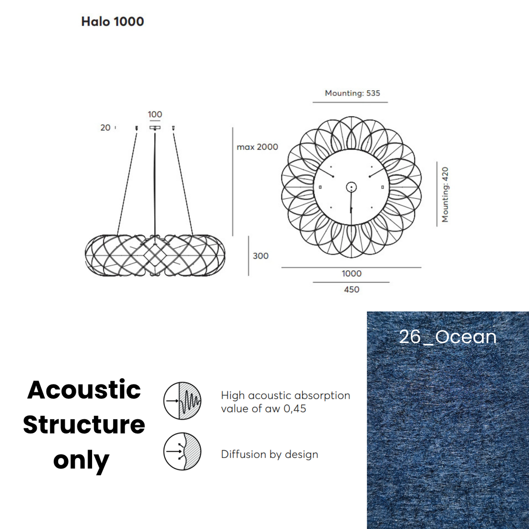 Halo Acoustic  Fixture Only