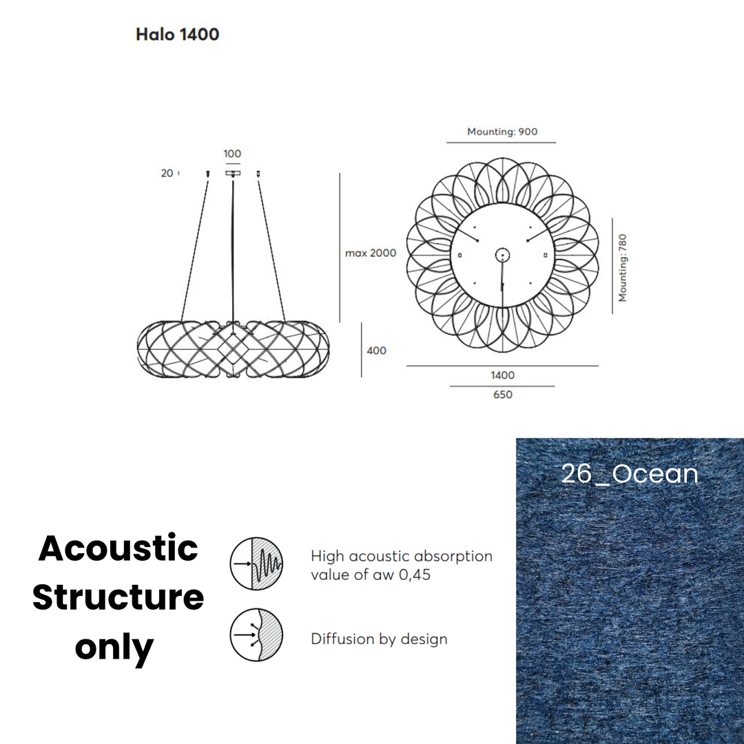 Halo Acoustic  Fixture Only