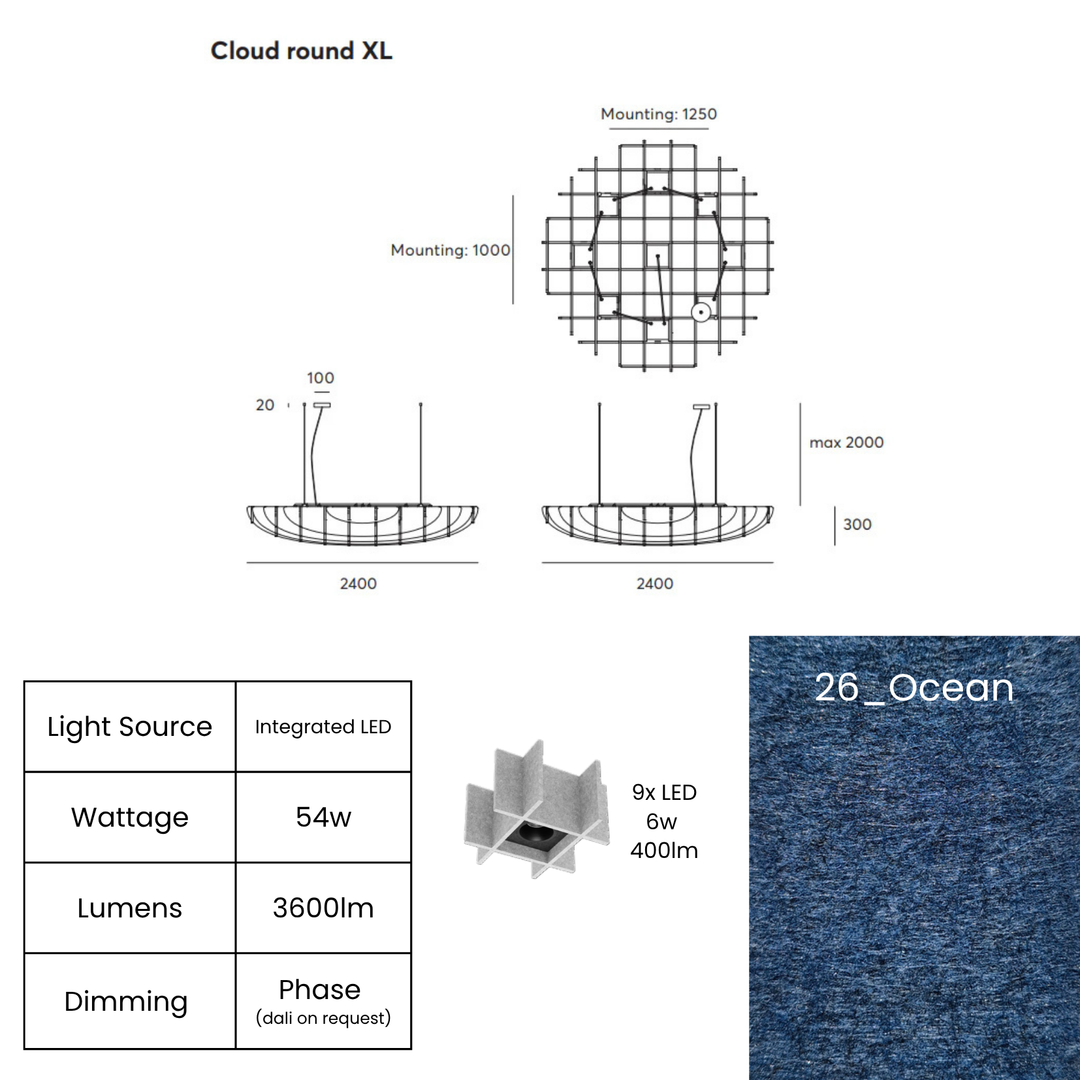 Cloud Round LED