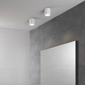 Kos Round 100 LED Textured Black