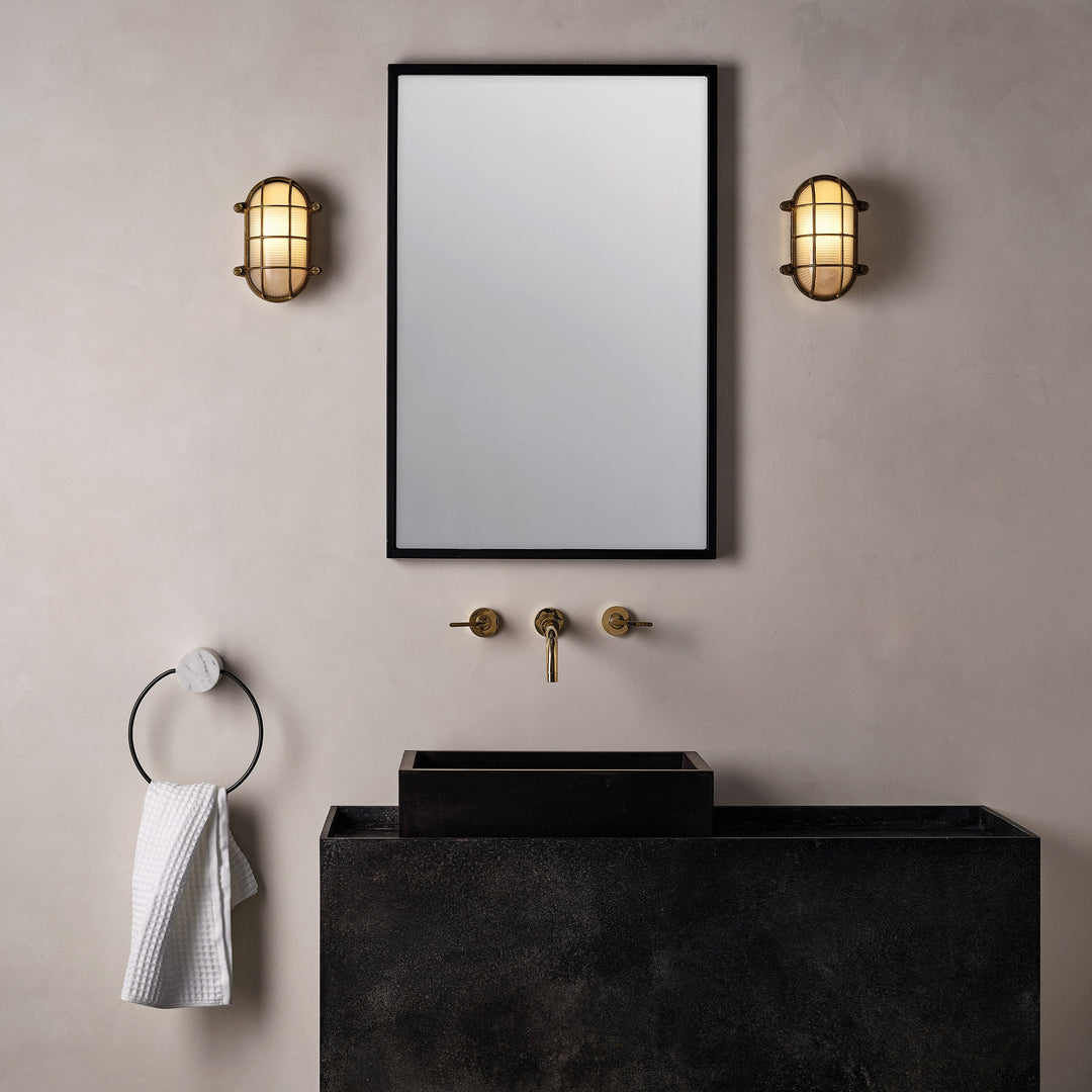 Thurso Oval Cast Brass