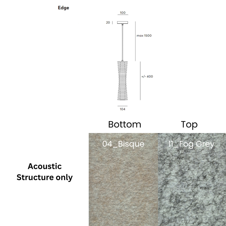 Edge Acoustic Fixture