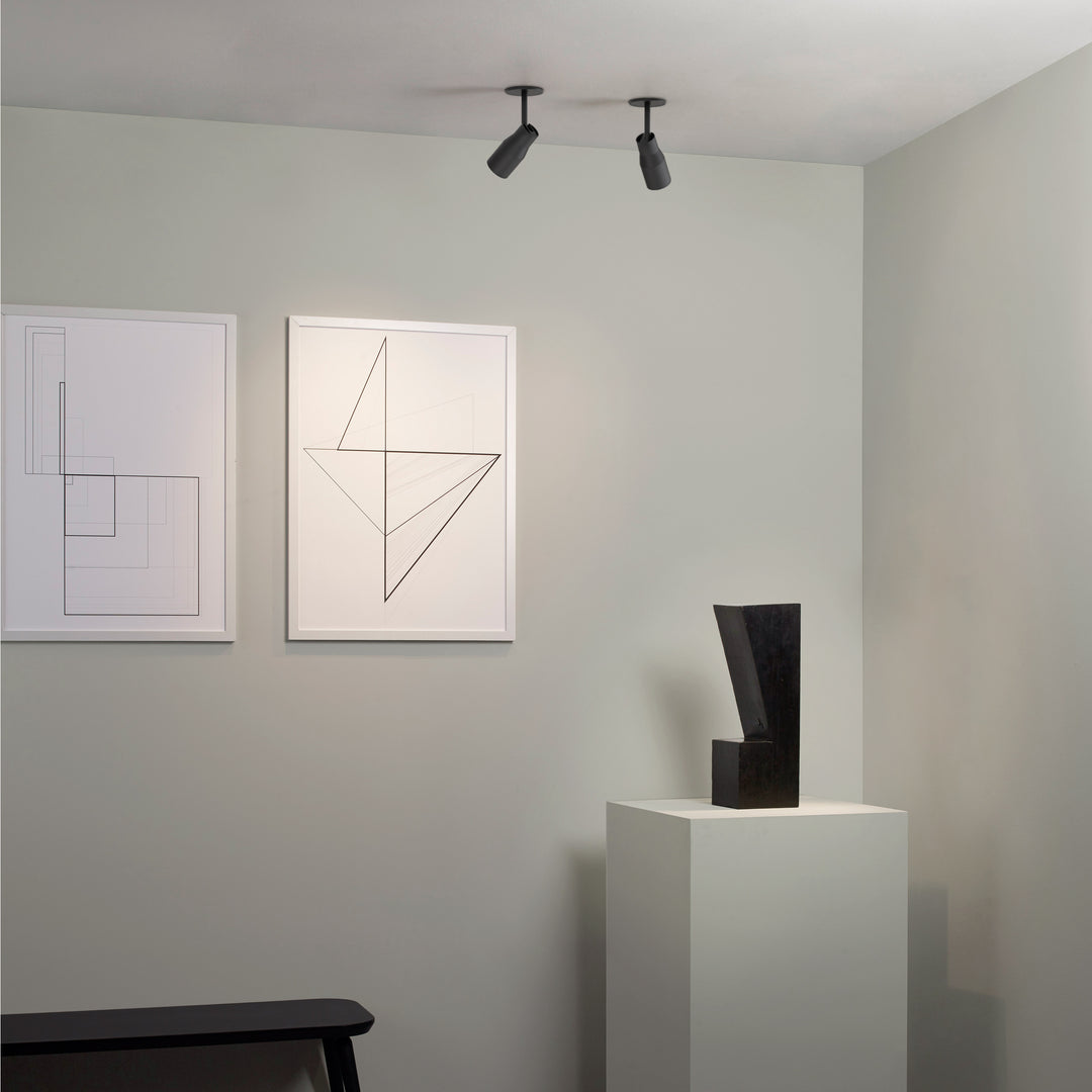 Apollo 100 Recessed Matt Black