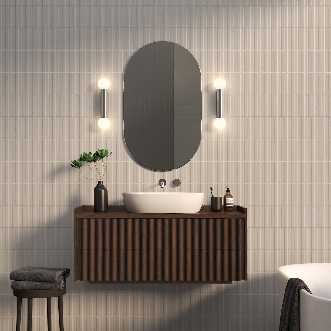 Ortona Twin Polished Chrome