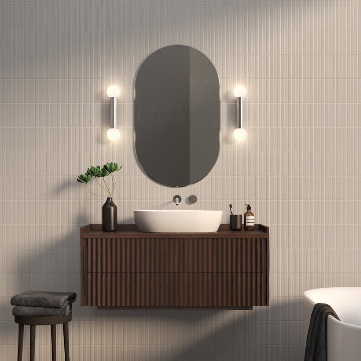 Ortona Twin Polished Chrome