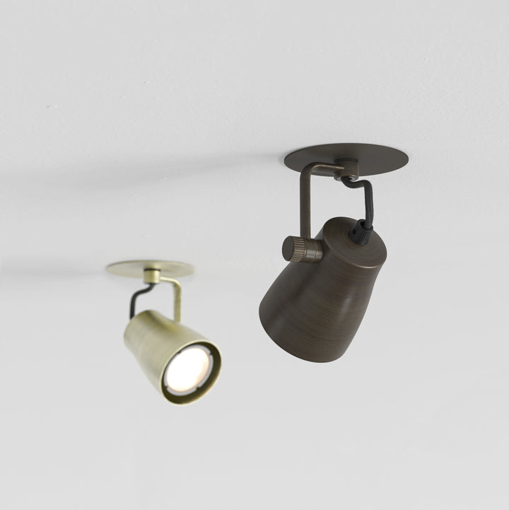 Juno Recessed Matt Brushed Brass