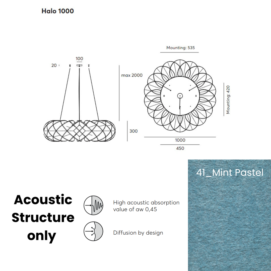 Halo Acoustic  Fixture Only
