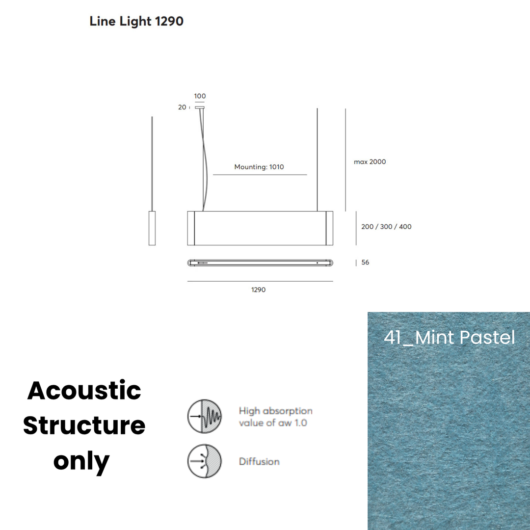 Line Acoustic Fixture Only