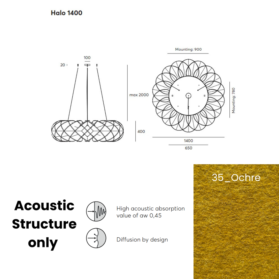 Halo Acoustic  Fixture Only