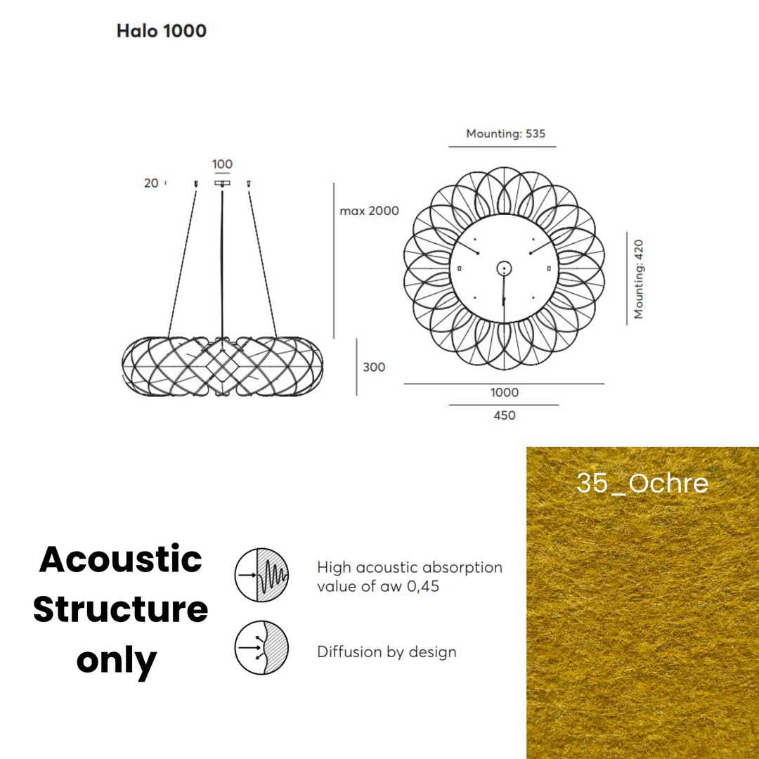 Halo Acoustic  Fixture Only