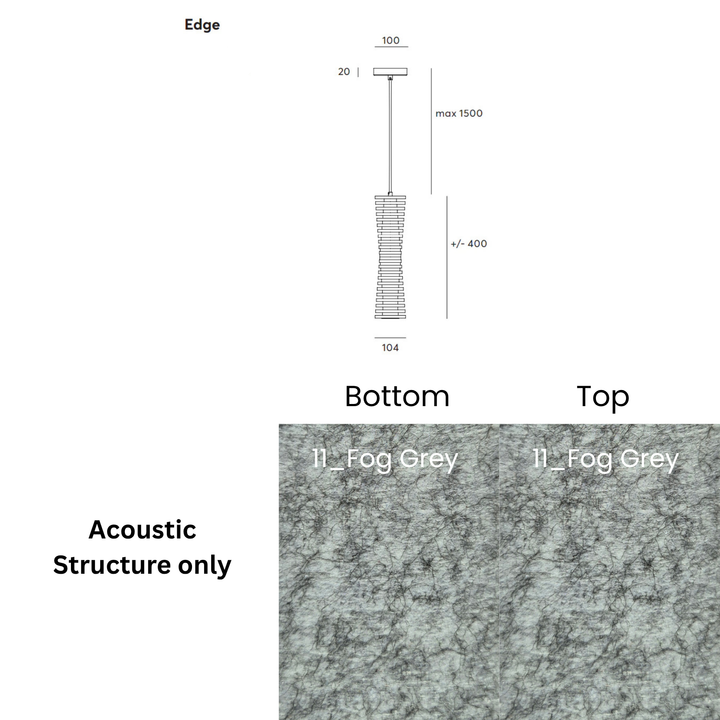 Edge Acoustic Fixture