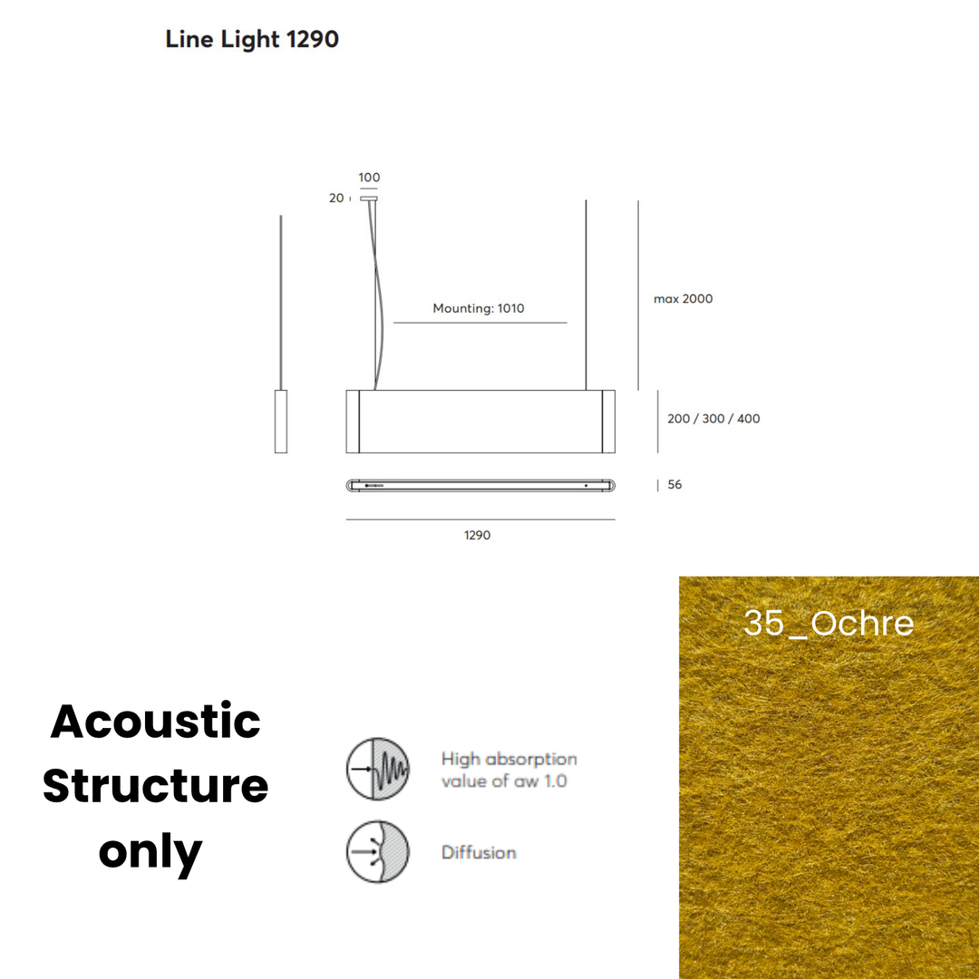 Line Acoustic Fixture Only