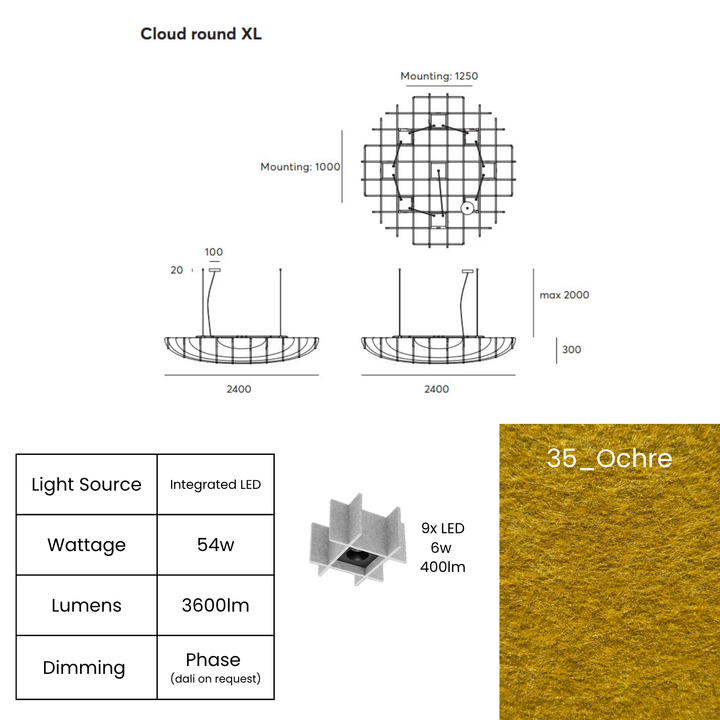 Cloud Round LED