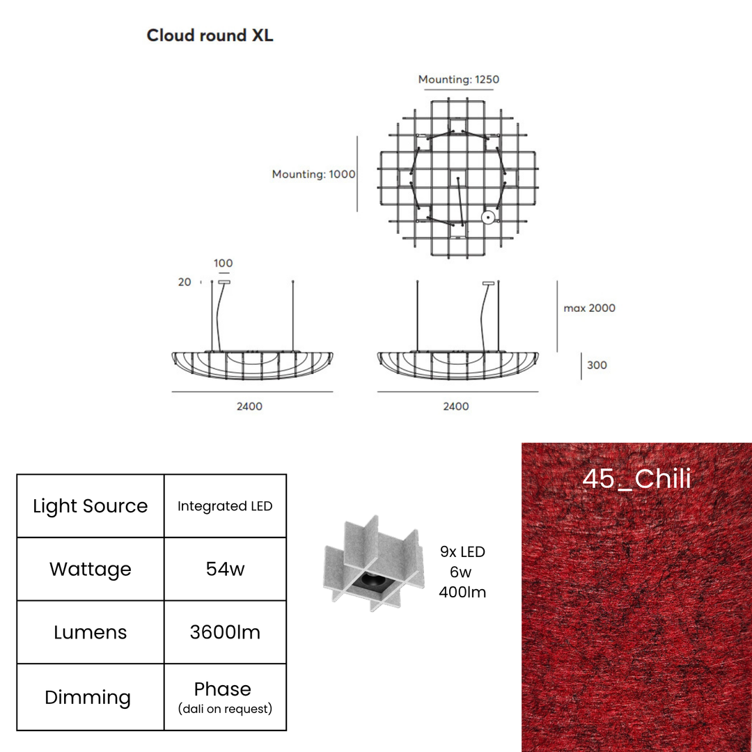 Cloud Round LED
