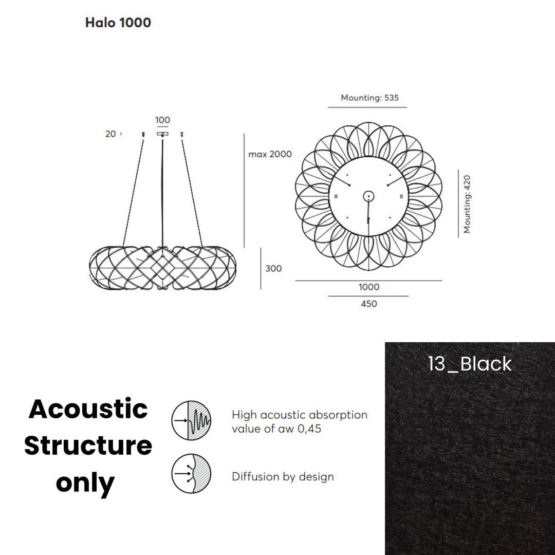 Halo Acoustic  Fixture Only