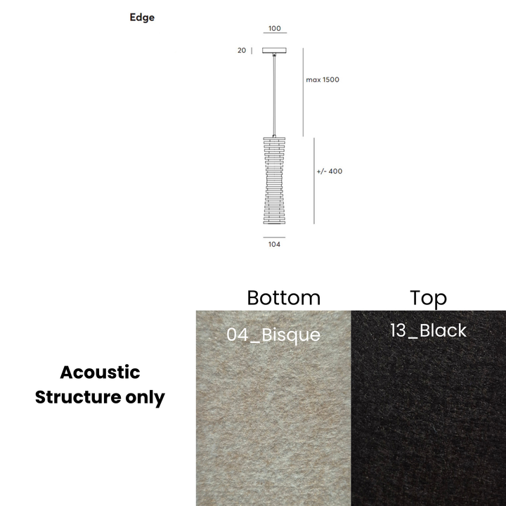 Edge Acoustic Fixture