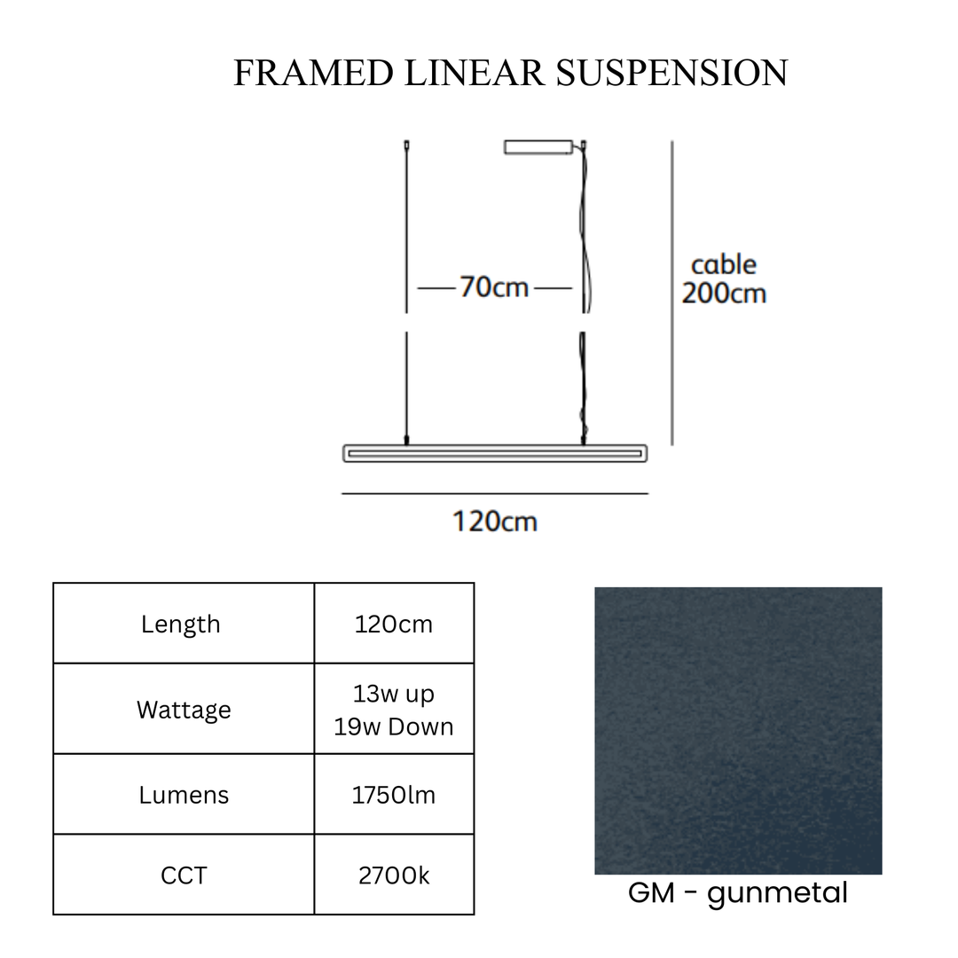 Framed Linear Suspension