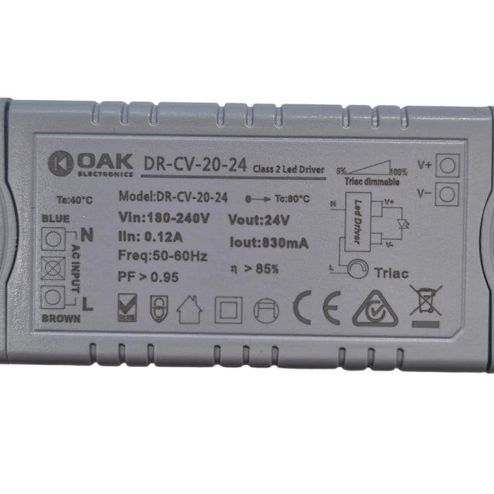 24v Phase dimmable Driver Max 20w