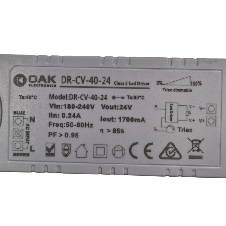 24v Phase dimmable Driver Max 40w