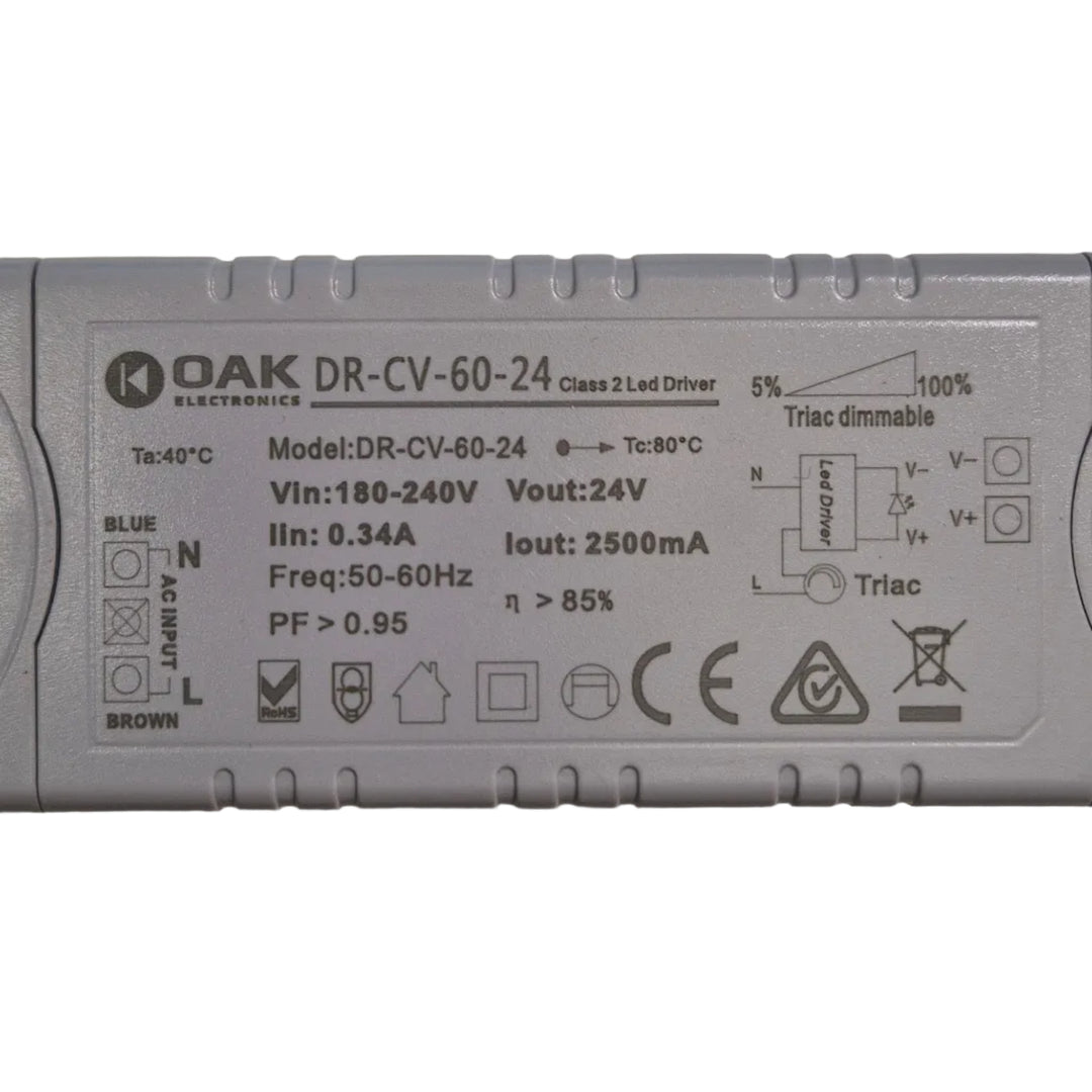 24v Phase dimmable Driver Max 60w