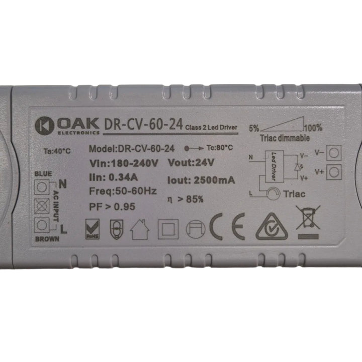 24v Phase dimmable Driver Max 60w