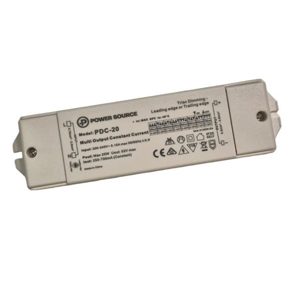Constant Current Phase dimmable driver - Multi output 20w max