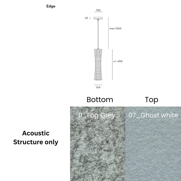 Edge Acoustic Fixture