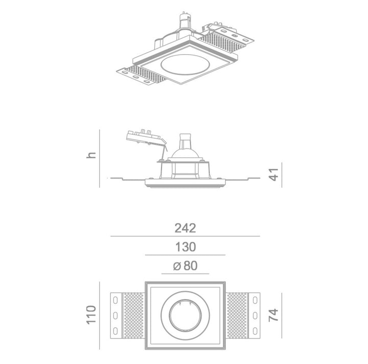 Pixo Trimless Fixed