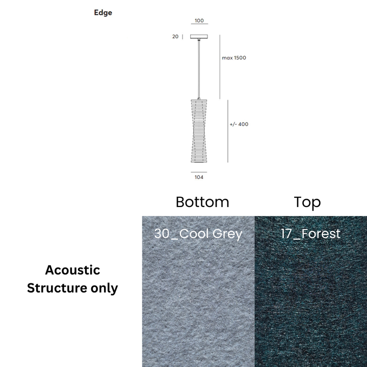 Edge Acoustic Fixture