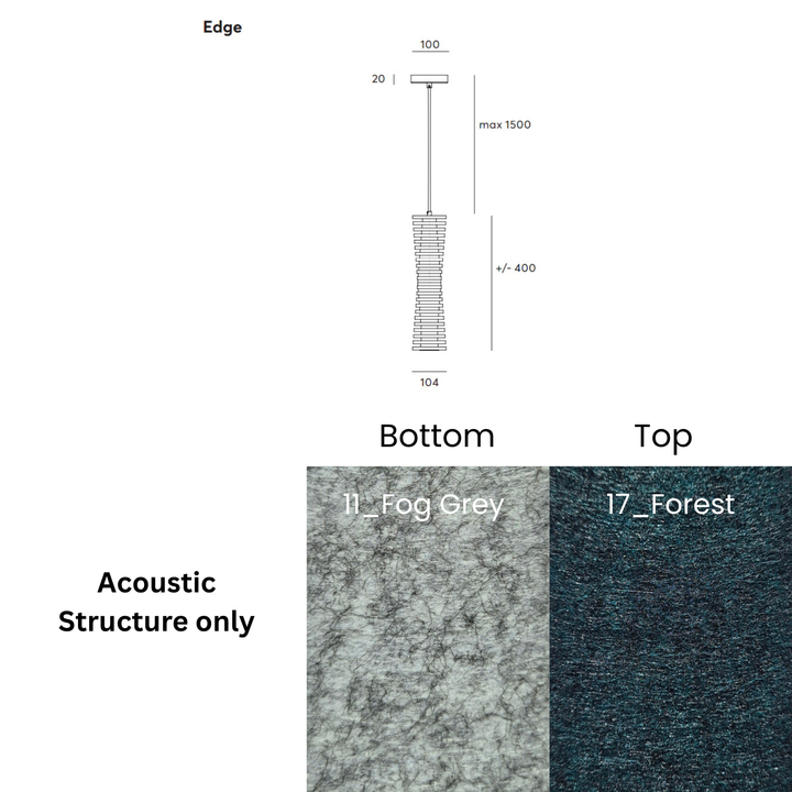 Edge Acoustic Fixture
